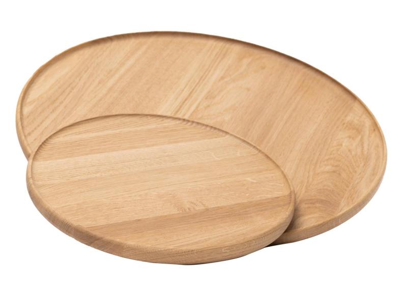 Woodsea Serving S - Dubový podnos Kulatý Ø30 cm 1208971587