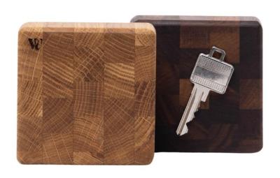 Woodsea End Grain Walnut - Klíčenka z ořechového dřeva 9x9 cm 1208971601