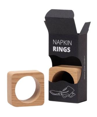 Woodsea Kroužek na ubrousky Dub - Dubový kroužek na ubrousky 5x5 cm 2 kusy 1208971602