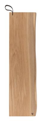 Podávací prkno Woodsea L - Dubové podávací prkno 70x17 cm s kůženou rukojetí 1208971616