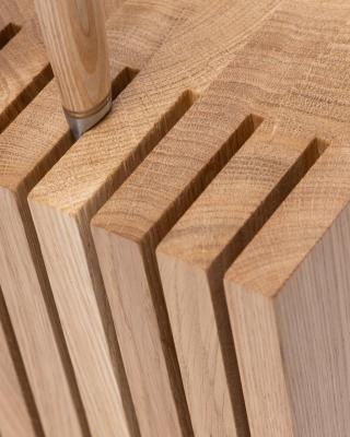 Woodsea Block Oak S - Dubový Blok na Nože 13x8 cm 1208971617