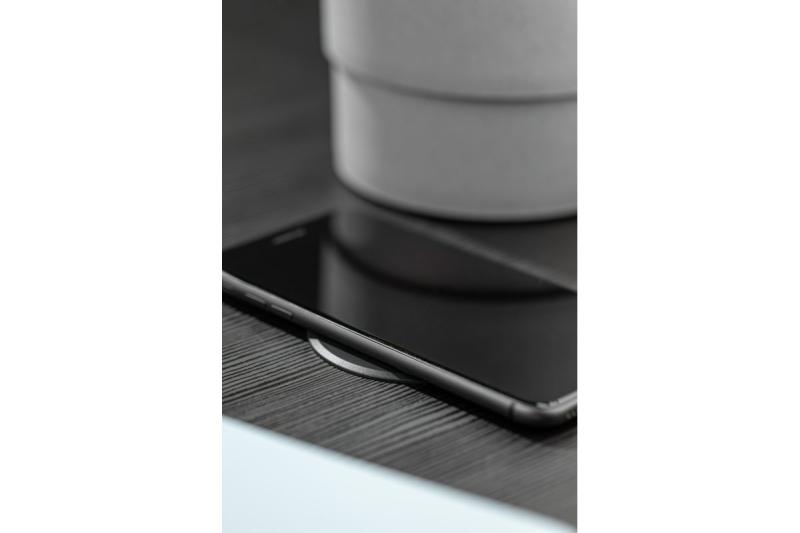 Bezdrátová nabíječka s rychlým nabíjením, zapuštěná, černá