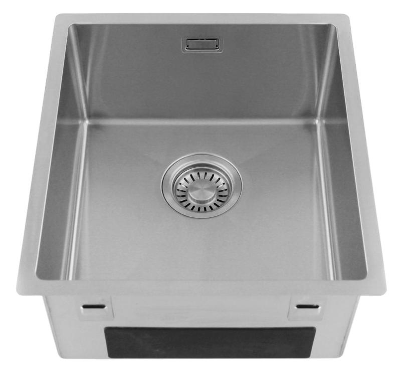 Pure.Sink Luxion Stainless steel sink 36x40 cm undermount, flush mount, and top mount  PLX3640-02