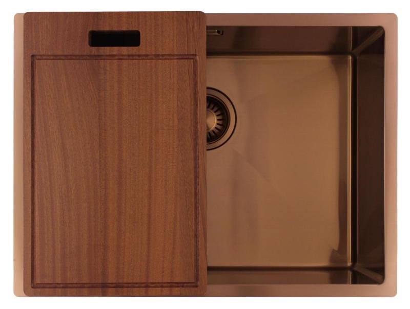 Pure.Sink Luxion Copper sink 55x40 cm undermount, flush mount, and surface mount PLX5540-62