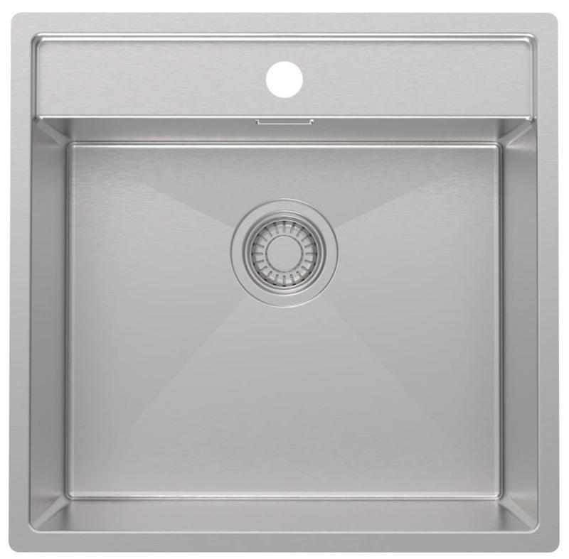 Pure.Sink Luxion nerezový dřez 51x50 cm Tapwing s otvorem pro baterii PLX5150T-02