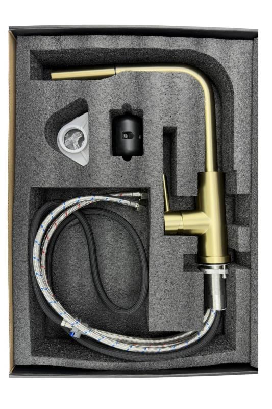 Pure.Sink Elite Steel Pulse-S Kuchyňská baterie nerezová s výsuvným výtokem a sprejovým režimem PS8500-02