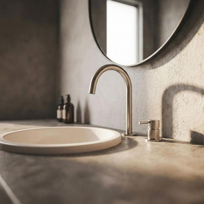 MURO TUA 2otvorová umyvadlová baterie chrom s kulatým výtokem 1208972104