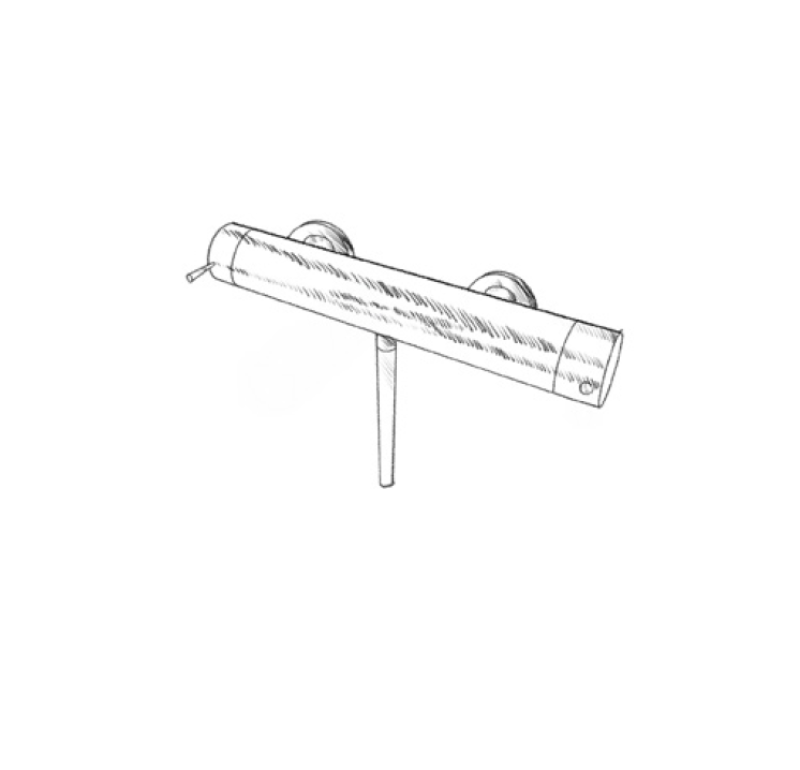 MURO TUA sprchová baterie se sprchovou soupravou chrom M1.B1.CR