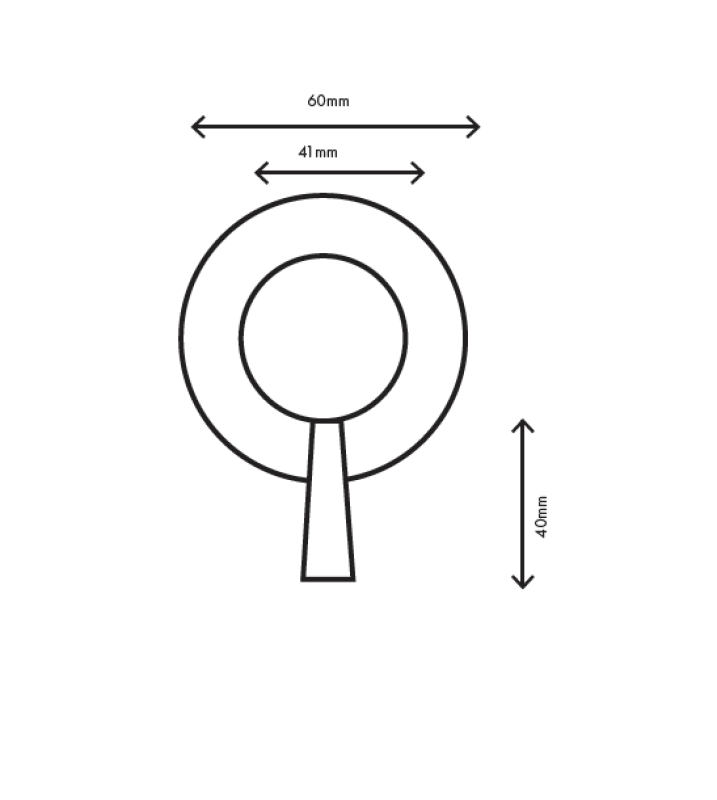 MURO TUA Nástěnná směšovací baterie chrom M1.B31.R.CR