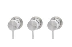 MURO TUA Nástěnná směšovací baterie se 2 uzavíracími ventily, chrom M1.B34.R.CR