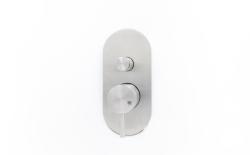 MURO TUA Nástěnná směšovací baterie s přepínacím tlačítkem, chrom M1.B32.S.CR