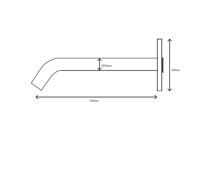 MURO TUA Vodovodní baterie chrom M1.CA3.W.15.CR