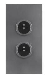 Indux Corner Energetická sloupka se 2 zásuvkami Penaarde Gun metal 1208972282