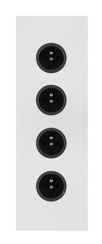 Indux Corner Energetická lišta se 4 zásuvkami Penaarde Bílá 1208972306