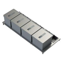 Indux Sort Odpadkový systém 4-násobný Ruční ovládání pro výsuvné zásuvky 1208972321