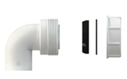 Pure.Sink Sada sifonového kolena UK s maticí a těsněními 40 mm WSTSUK-32