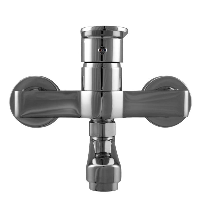 Aquanello Casa Jednopáková kuchyňská nástěnná baterie chrom s výtokem 15 cm CR-1415-CS