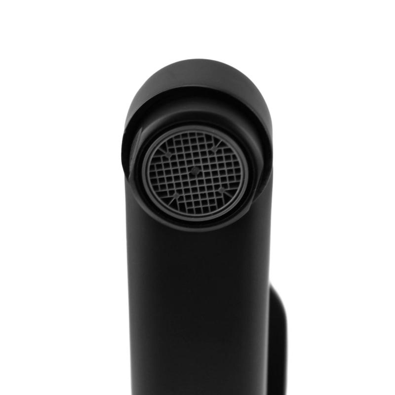 Aquanello Casa Jednopáková kuchyňská nástěnná baterie černá s výtokem 15 cm BL-1415-CS