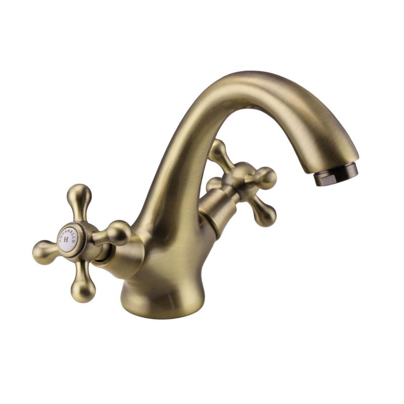 Aquanello Heritage Ascot Klasická nostalgická umyvadlová baterie Bronz BN-4101-HA