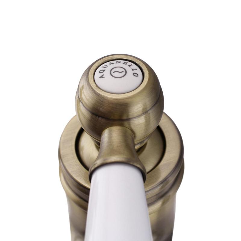 Aquanello Heritage Manor Classic Nostalgic Basin Mixer Faucet Bronze BN-1001-HM