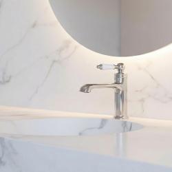 Aquanello Heritage Manor Klasická nostalgická umyvadlová baterie Chrom CR-1001-HM