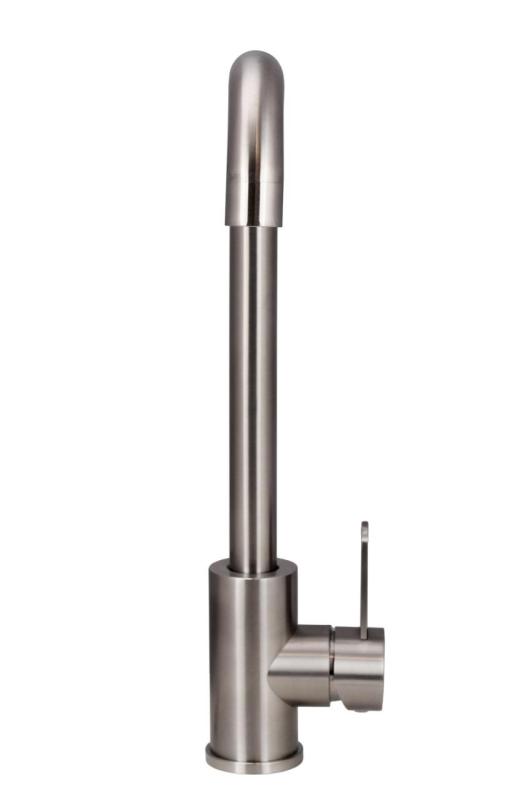 Aquanello Forma Masivní nerezová jednopáková kuchyňská baterie SS-1001-FM