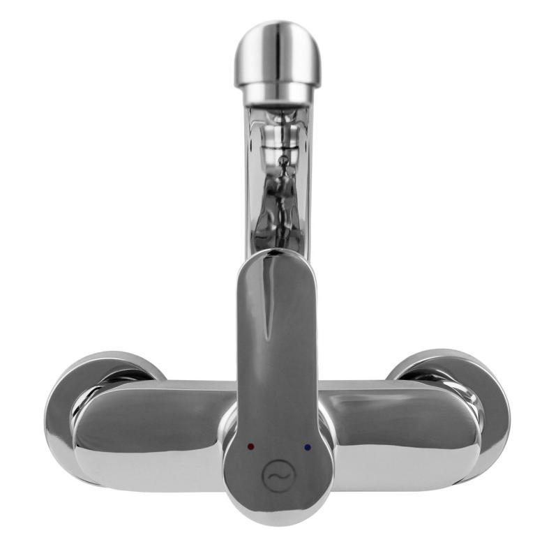 Aquanello Casa Kuchyňský nástěnný kohoutek s horním výtokem Chrom CR-1003-CS