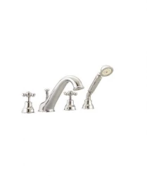 Cisal Arcana Ceramic 4-otvorová vanová baterie montáž na okraj vany 3/4" Chrom AC00026421