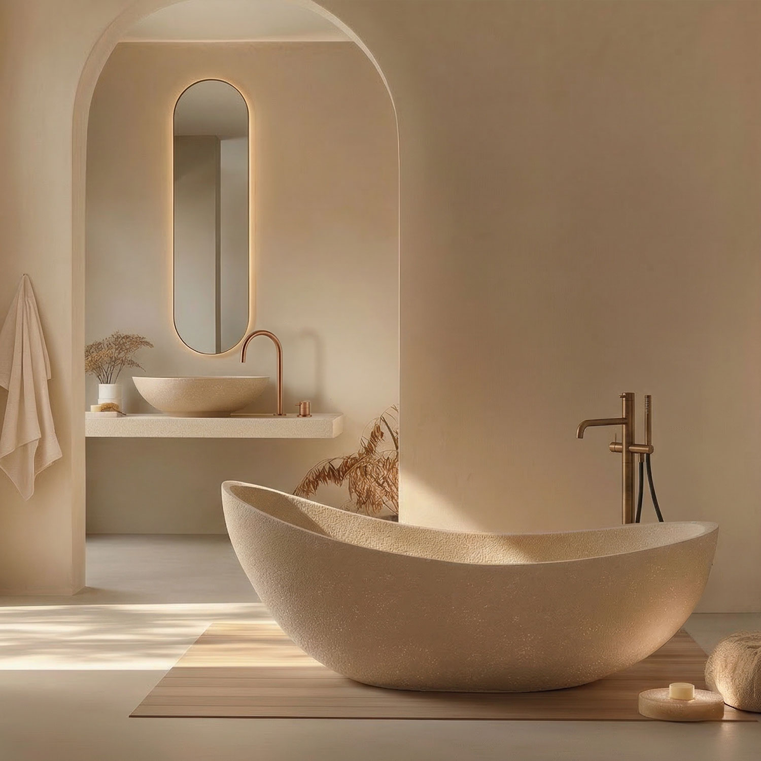 Organic Shapes in the Bathroom: Why Curves Are Winning Over Corners in 2026